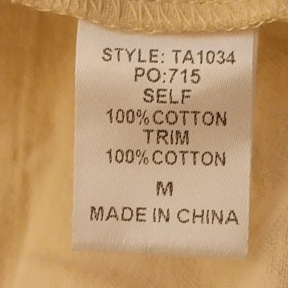 12. GiGiO Sleeveless Beige Blouse Sz M - Picture 7 of 7